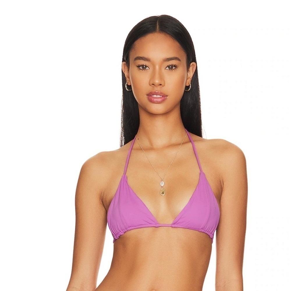 Stone Fox Swim Tropez Bikini Top in Wilde Rose NWT